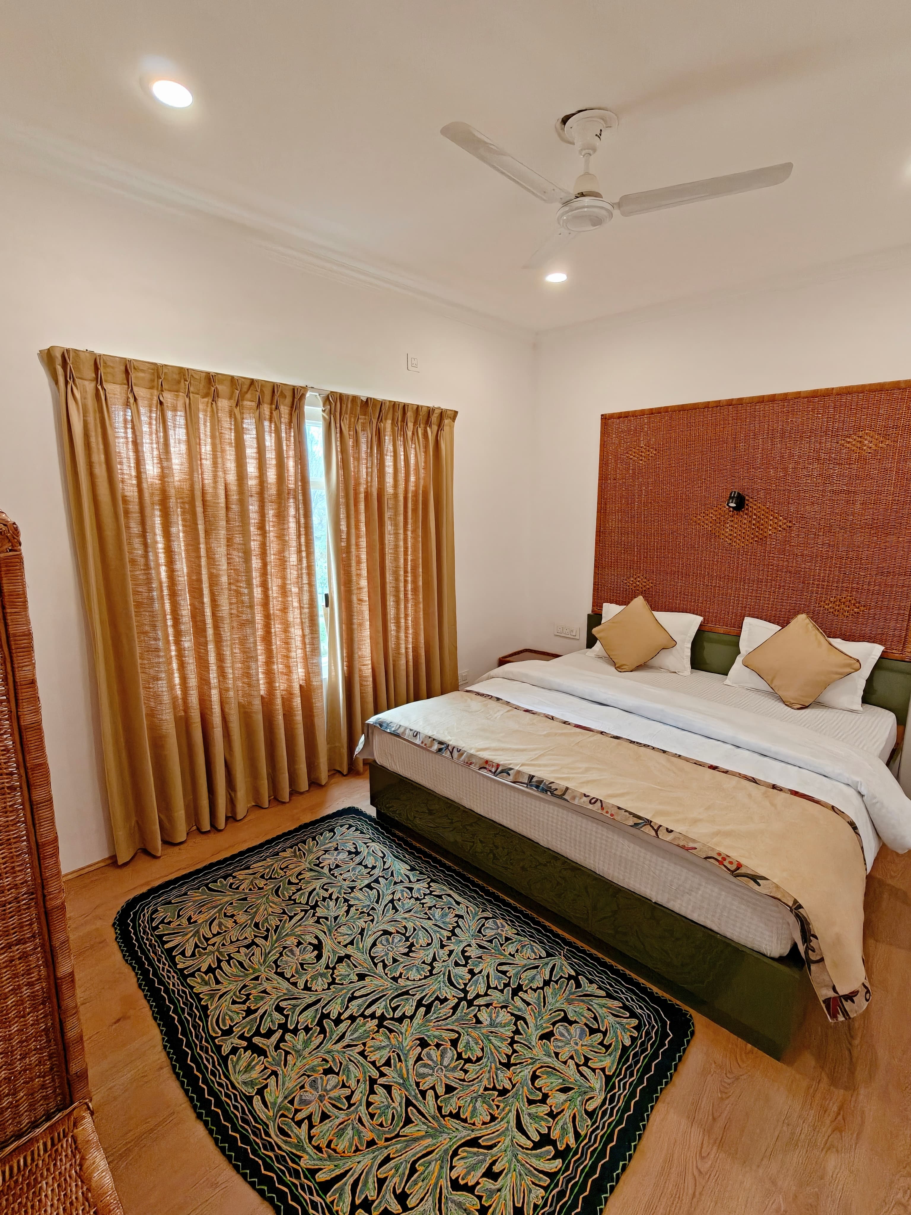 Rivaaz (2C) — interior detail, Maskan homestay in Barzulla, Srinagar
